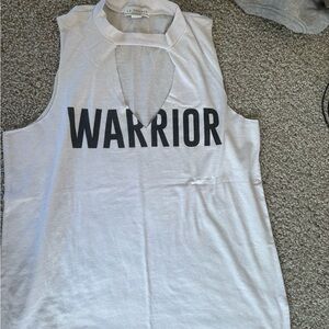 LA Trading Co. White Warrior Tank Top